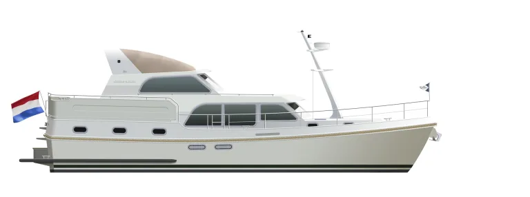 Linssen Grand Sturdy 450 AC Variotop silhouette